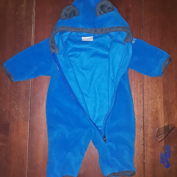 0-3m boys fleece Columbia Bunting(snowsuit) - Picture 4 of 8